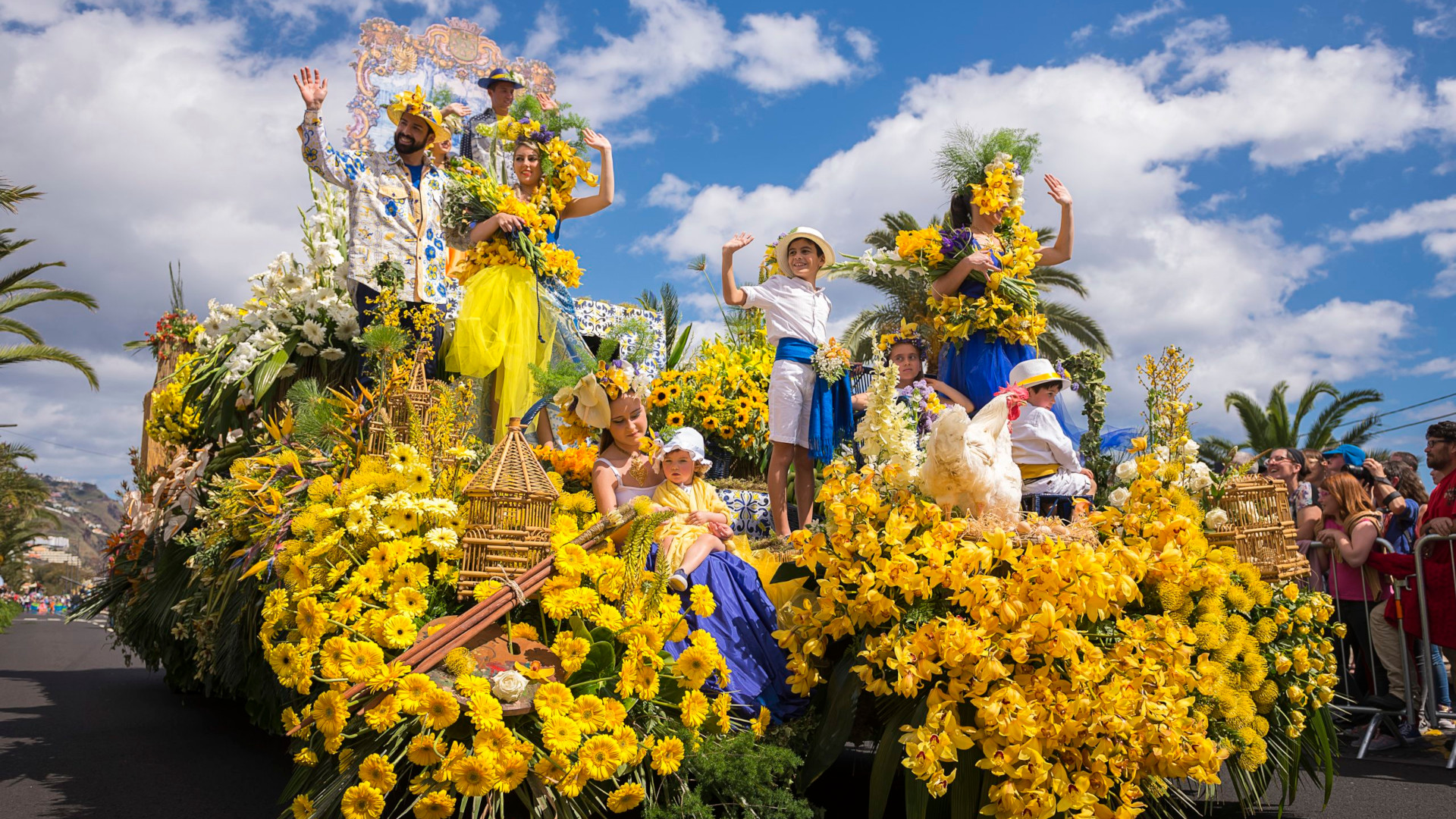 Kasmetinis gėlių festivalis Funšalyje