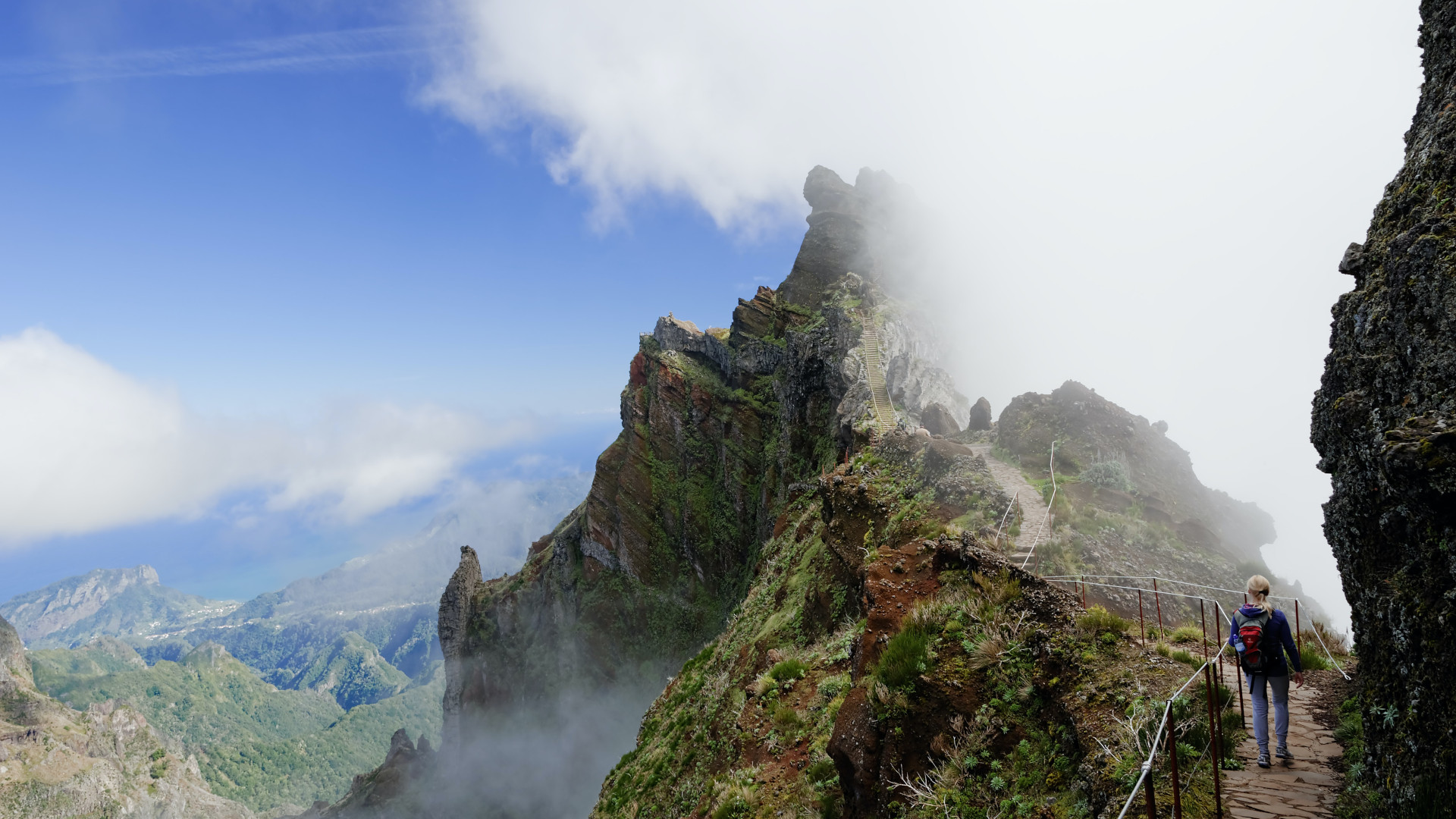 Kopimas į Ruivo viršukalnę Madeiroje