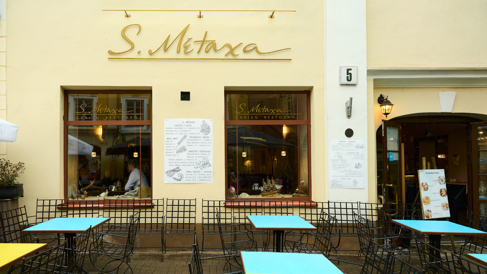 „Spyros Metaxas by TALK & Drink“ restoranas Vilniuje